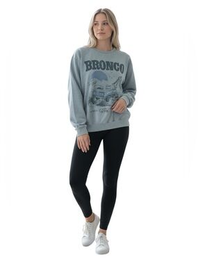 Vintage Ford Bronco  Oversized Crewneck Pullover bluewash sweatshirt size Medium